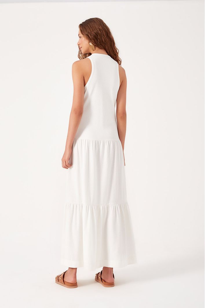 Vestido Mix Malhas