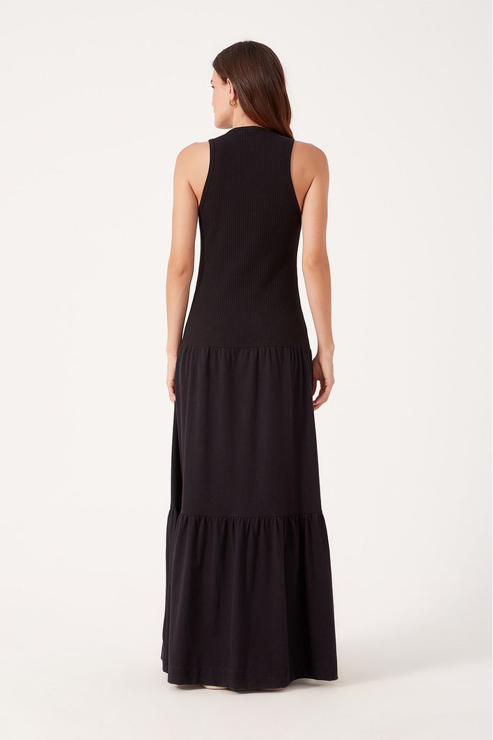 Vestido Mix Malhas