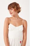 Vestido Midi Estruturado Bordado