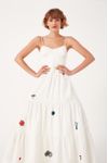 Vestido Midi Estruturado Bordado
