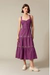 Vestido Midi Bordado Bandana