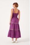 Vestido Midi Bordado Bandana