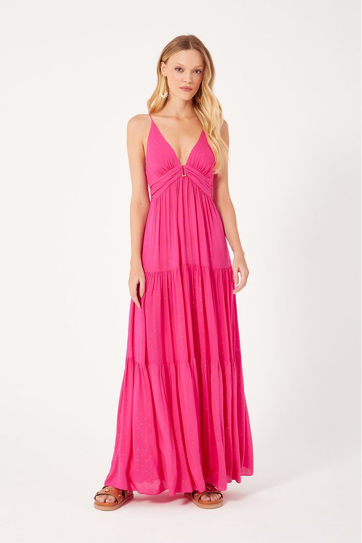 Vestido Longo Lurex
