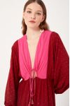 Vestido Longo Lurex Bicolor