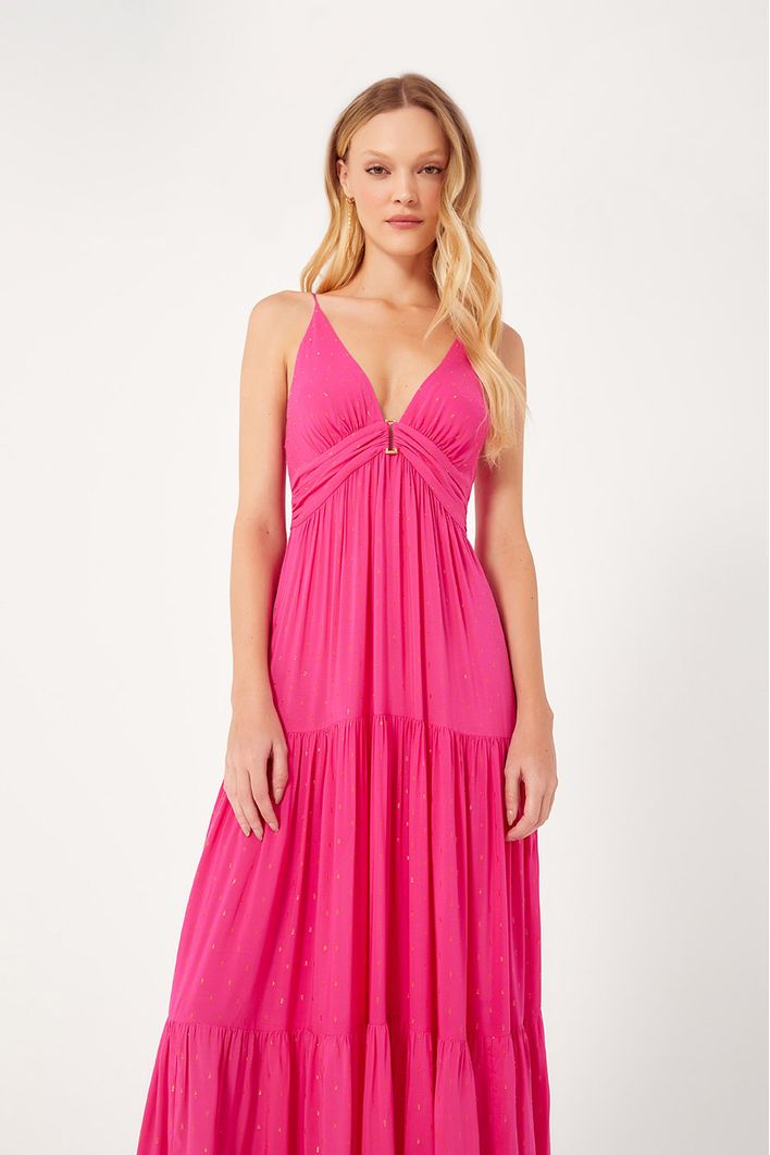 Vestido Longo Lurex