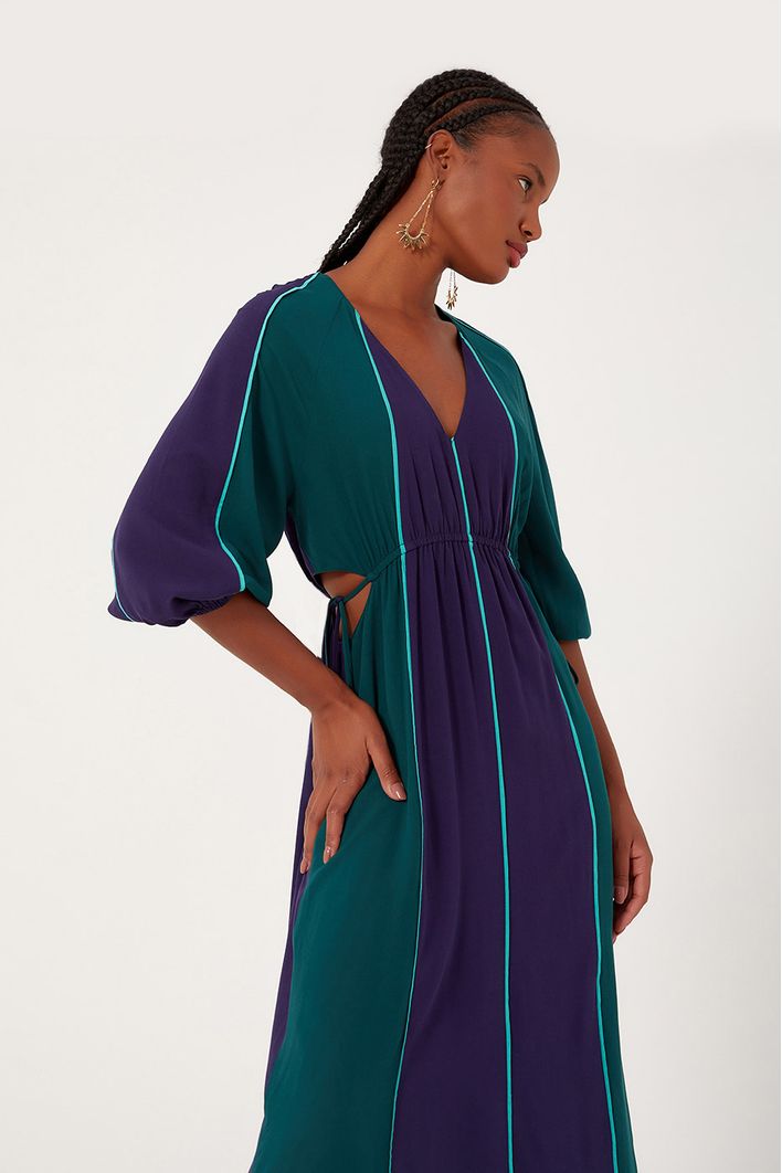 Vestido Longo Mix Color