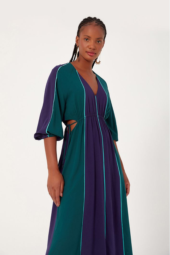 Vestido Longo Mix Color