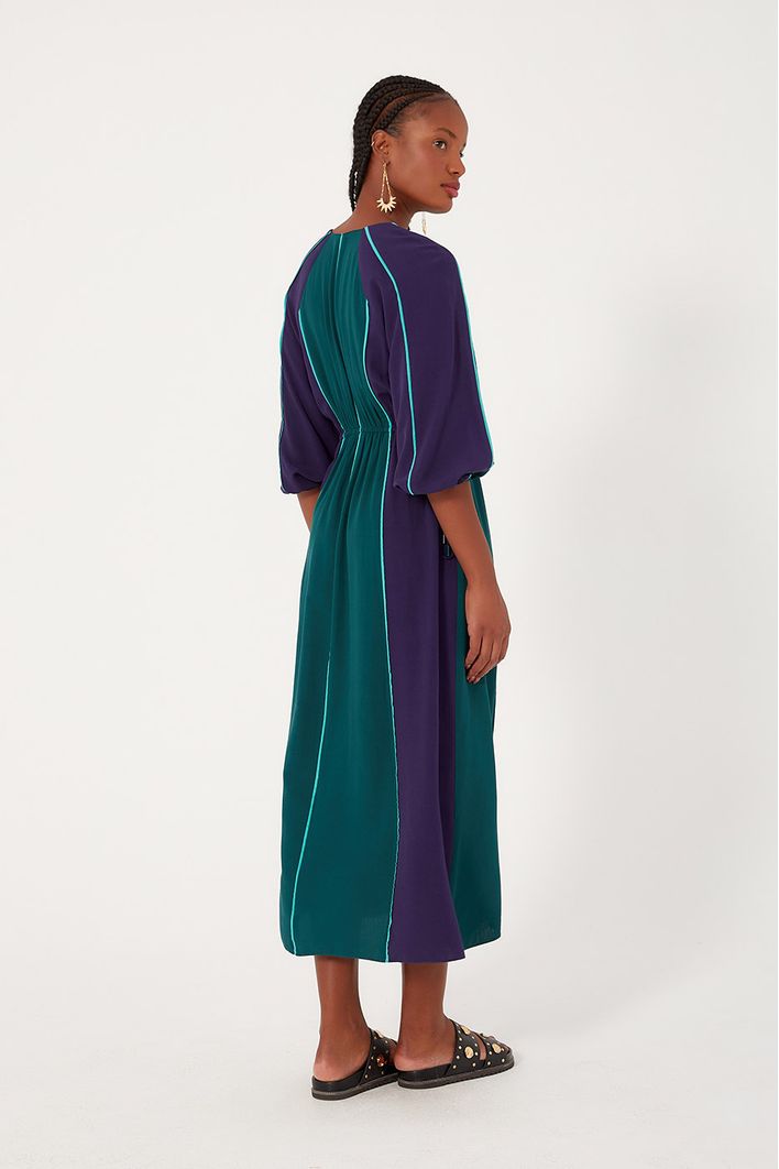 Vestido Longo Mix Color