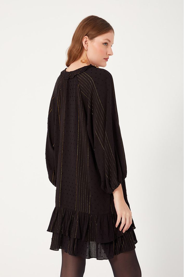 Vestido Curto Lurex