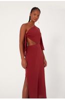 Vestido Longuete Um Ombro Só