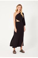 Vestido Longuete Um Ombro Só