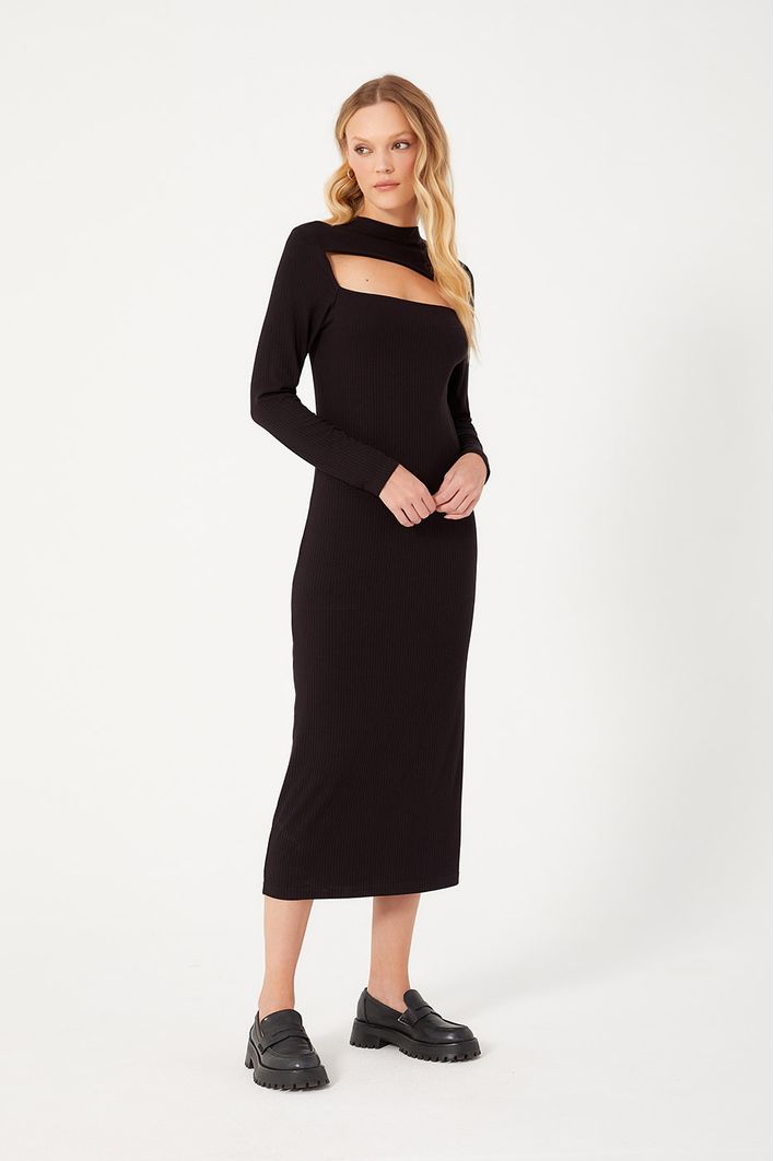 Vestido Canelado