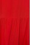 Vestido Crepe Longuete Com Retilinea