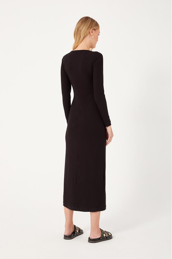 Vestido Vazado Lateral