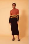 Vestido Malha Canelada 3 Cores