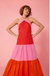 Vestido Midi Recortes