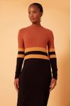 Vestido Malha Canelada 3 Cores