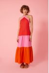 Vestido Midi Recortes