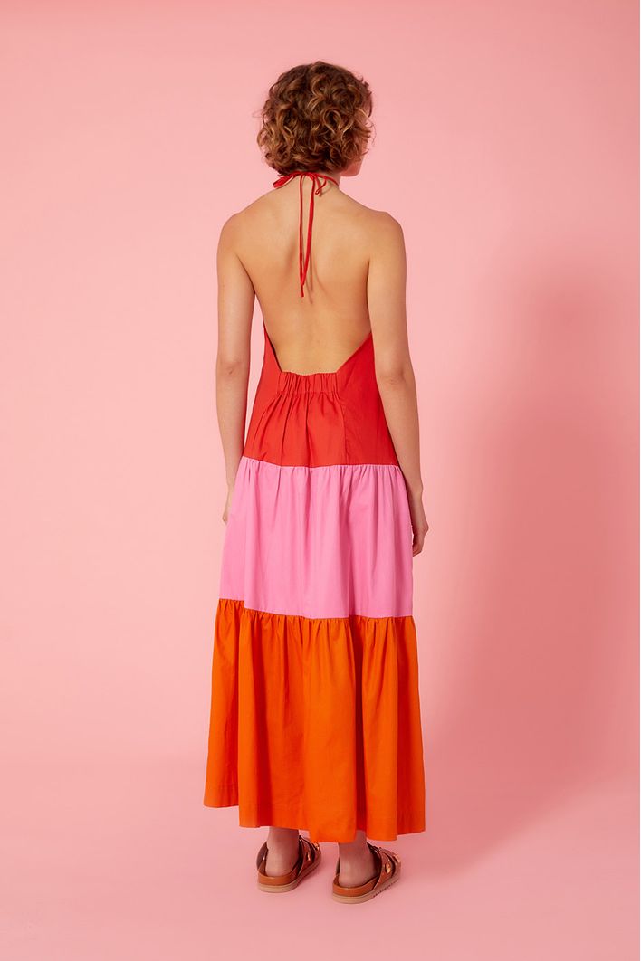 Vestido Midi Recortes