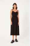 Vestido Linho Midi Recortes