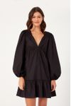 Vestido Curto Detalhe Lastex