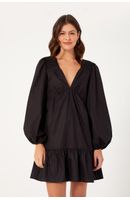 Vestido Curto Detalhe Lastex