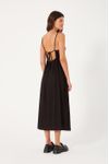 Vestido Linho Midi Recortes