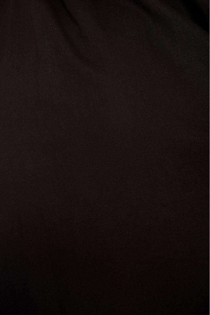 Vestido Linho Midi Recortes