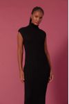 Vestido Tricot Gola Alta