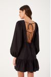 Vestido Curto Detalhe Lastex