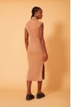 Vestido Tricot Gola Alta