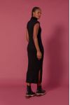 Vestido Tricot Gola Alta
