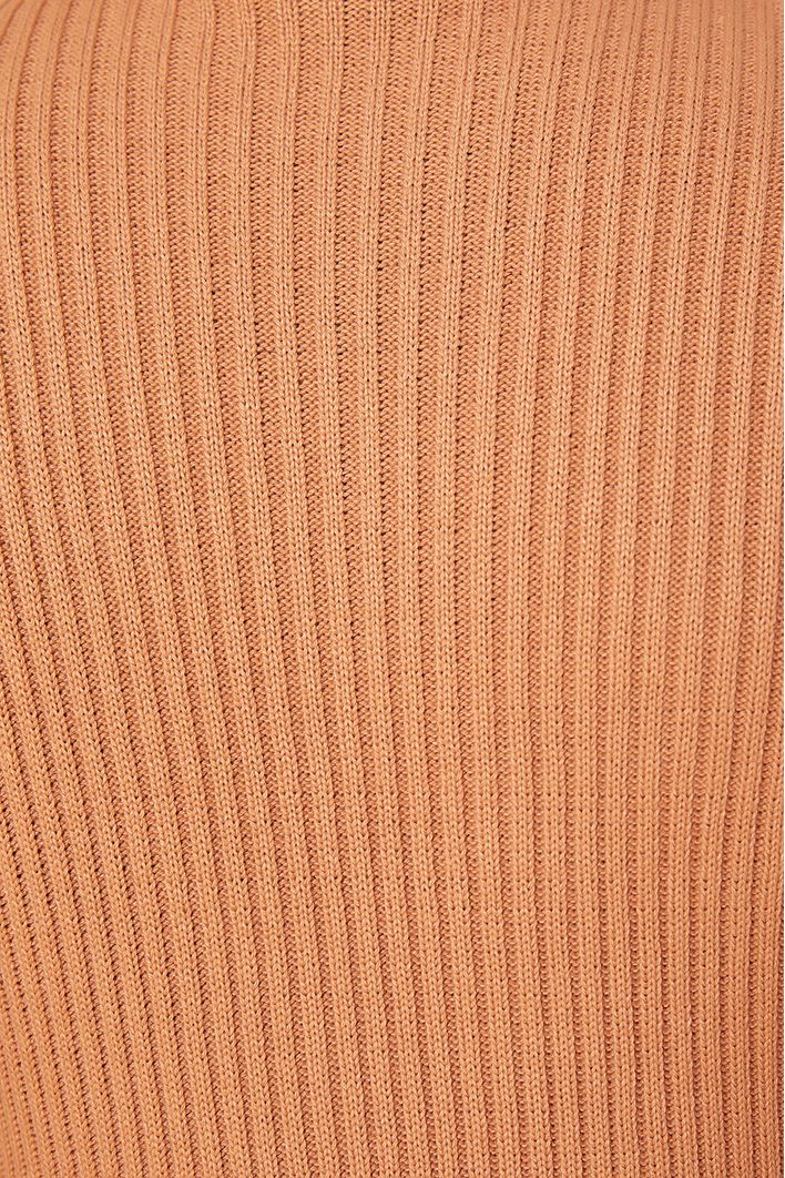 Vestido Tricot Gola Alta