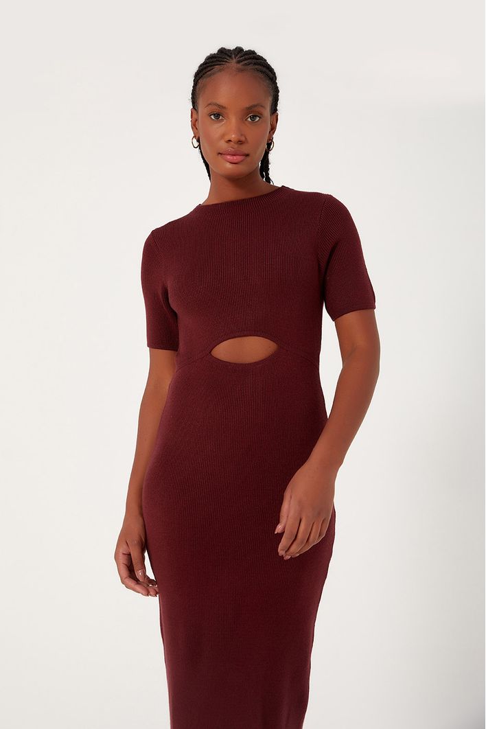 Vestido Tricot Vazado