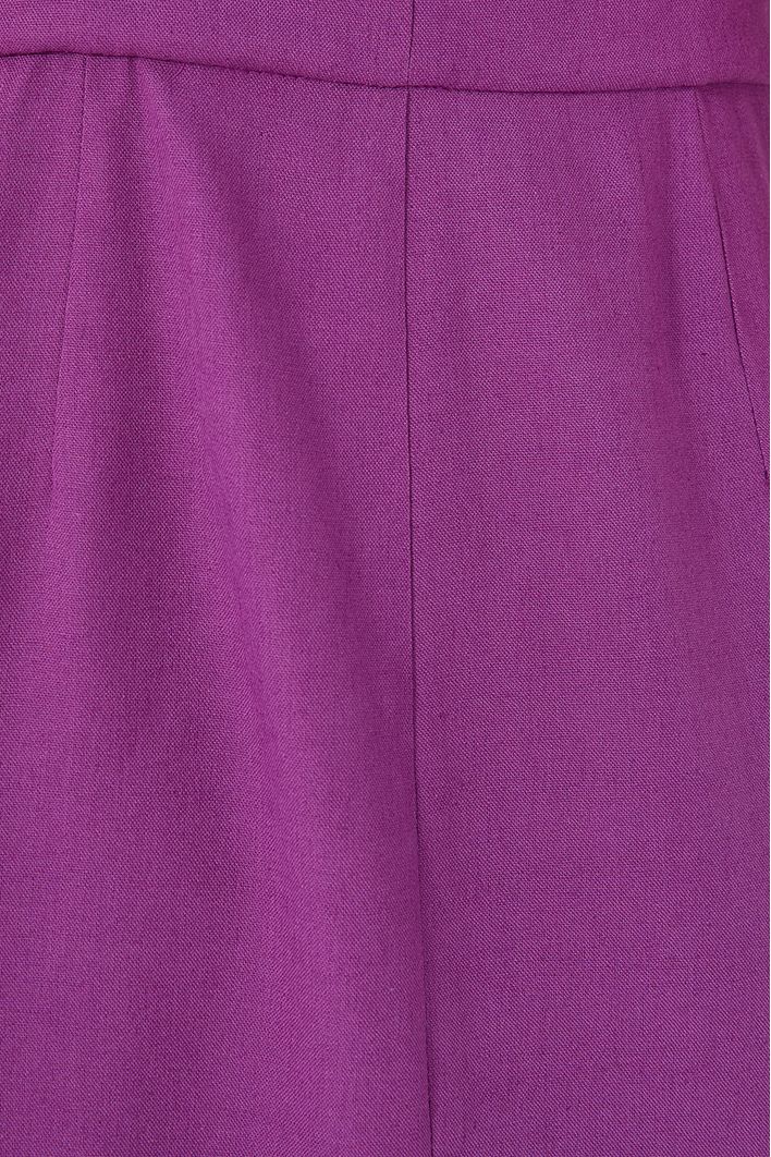 Vestido Curto Linho Amarração Busto