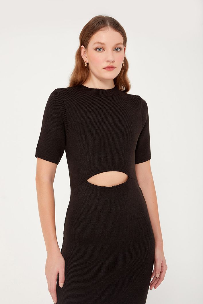 Vestido Tricot Vazado