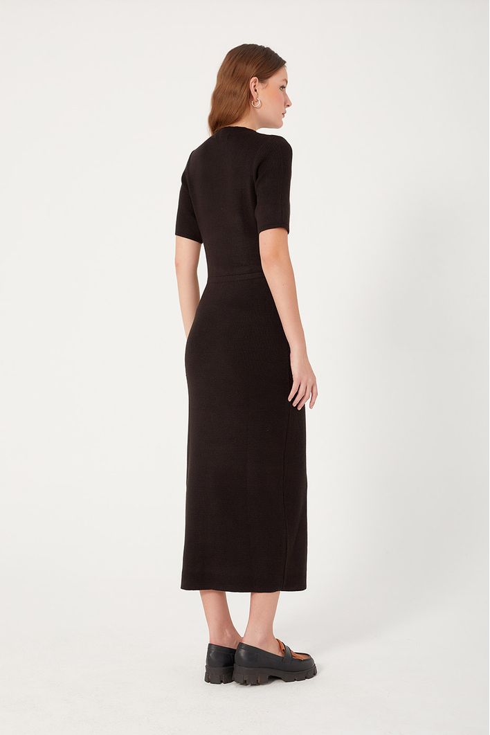 Vestido Tricot Vazado