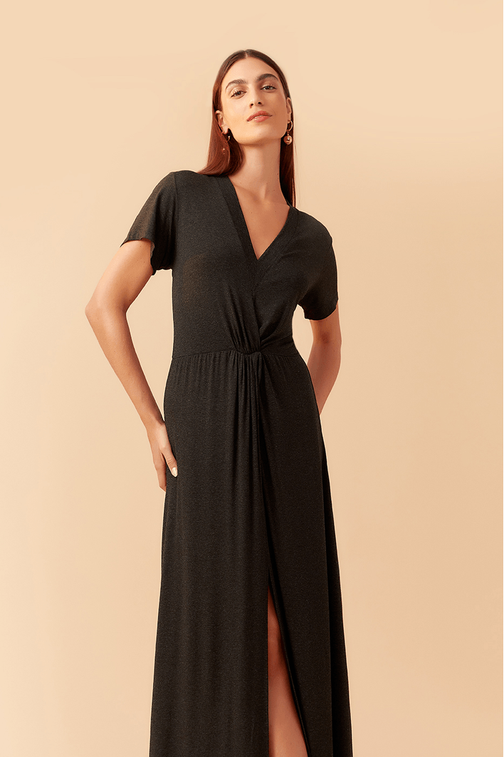 Vestido Torcido Decote V