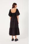 Vestido Midi Manga Bufante