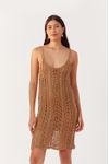 Vestido Curto Tricot Lurex