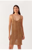 Vestido Curto Tricot Lurex