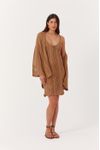 Vestido Curto Tricot Lurex