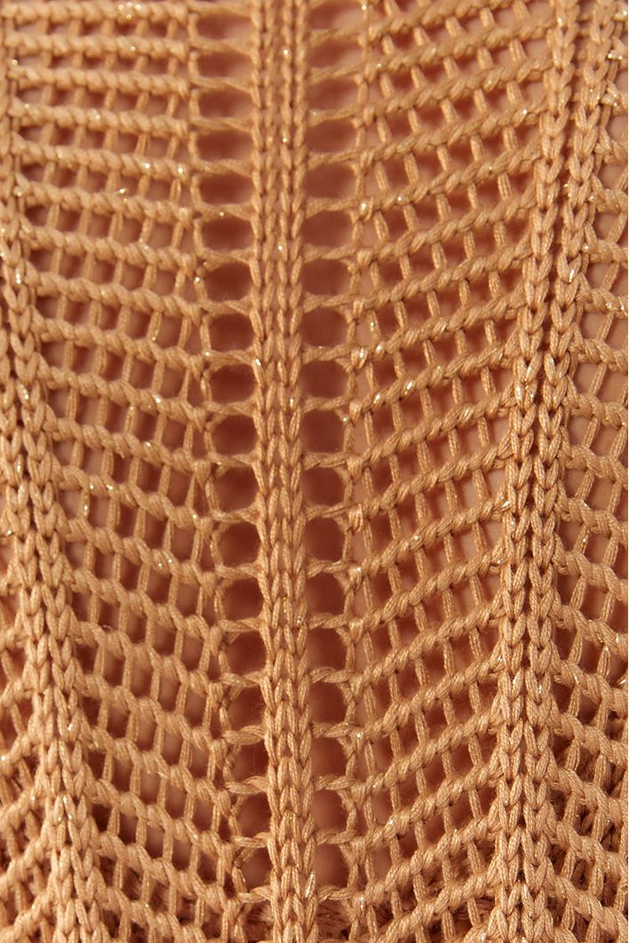 Vestido Curto Tricot Lurex