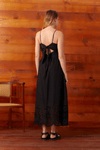 Vestido Longo Laise Busto Franzido