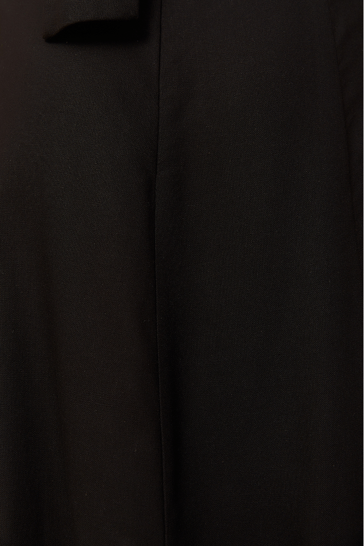 Vestido Cropped Linho Detalhe Metal