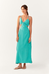 Vestido Longuete Decote Lateral