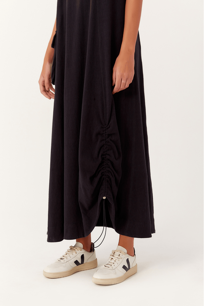 Vestido Malhão Com Franzido