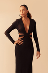 Vestido Canelado Vazado