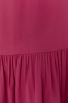 Vestido Longo Crepe Det. Metal Decote