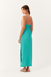 Vestido Longuete Decote Lateral